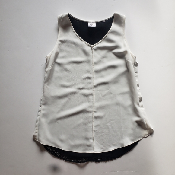 Cabi Domino Split Back Blouse Tank Top Shirt small - Picture 2 of 7